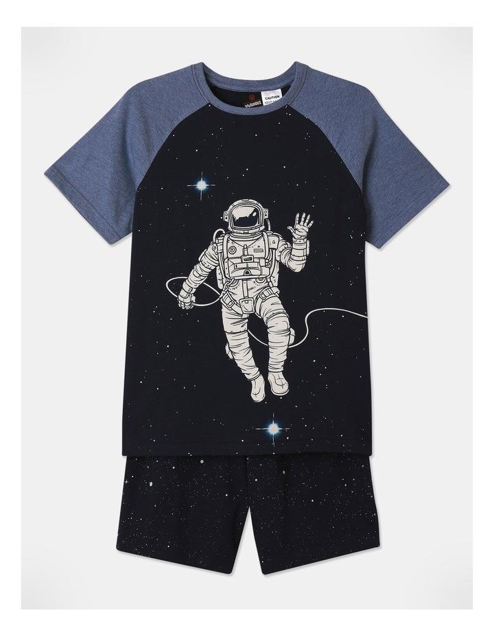 Bauhaus Essential Astronaut Pyjama Set in Mid Blues Assorted 14