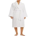 Sheridan Aven Towelling Robe in White Bathrobe L/XL