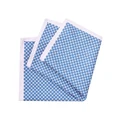 Van Heusen Geo Print Pocket Square in Blue One Size