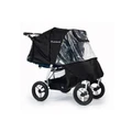 BUMBLERIDE Rain Wind Shield Cover For Indie Twin Baby Stroller in Black