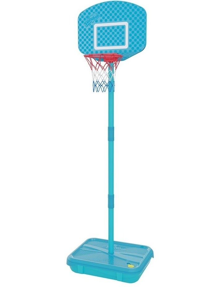 Swingball First Adjustable Basketball Hoop in Light Blue