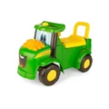 John Deere Johnny Tractor Ride-On with Light/Sound in Green/Yellow Assorted