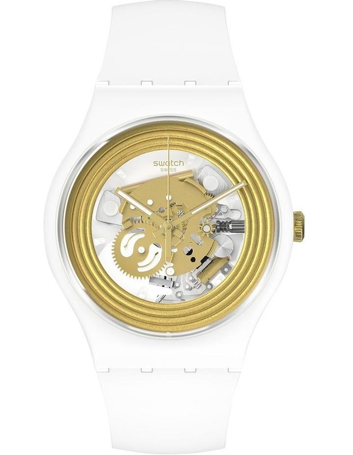 Swatch Gold Rings Watch in White One Size
