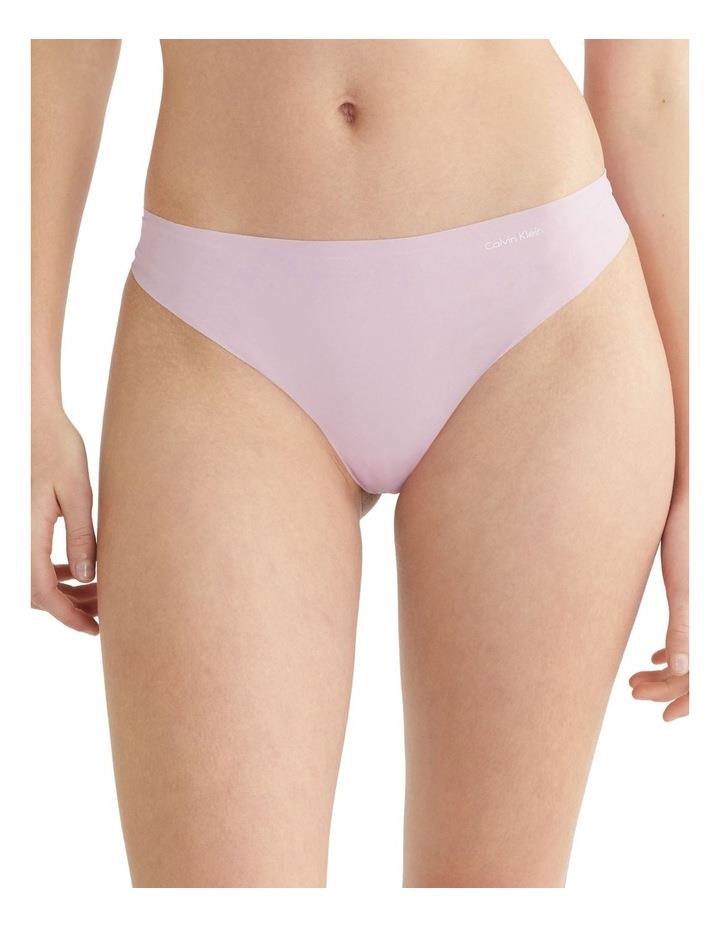 Calvin Klein Invisibles Thong in Pink L