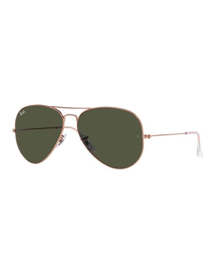Ray-Ban Aviator Sunglasses in Rose Gold One Size