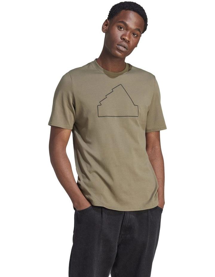 Adidas Sportswear Future Icons T-shirt in Olive Strata Olive S