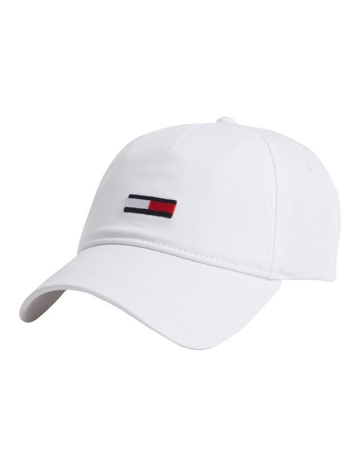 Tommy Hilfiger Flag Embroidery Baseball Cap in White One Size