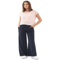 Ripe Marlow Shirred Pant in Navy XS