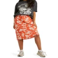 Billabong Hazy Dream Skirt in Nectarine Orange 6