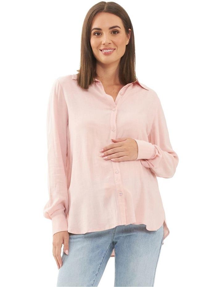 Ripe Clara Relaxed Shirt in Soft Pink Baby Pink XS