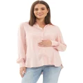 Ripe Clara Relaxed Shirt in Soft Pink Baby Pink L