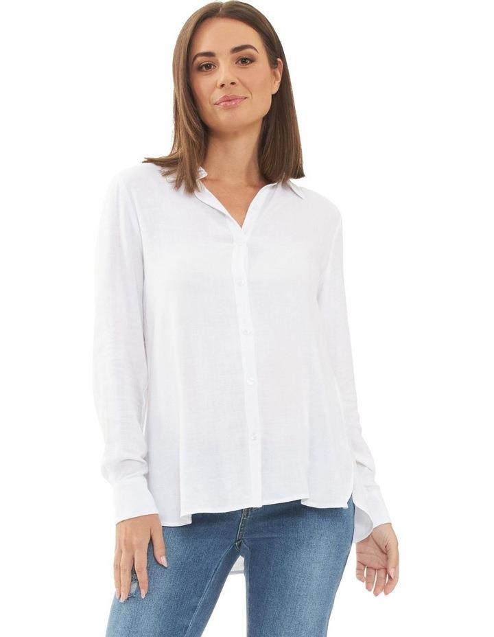 Ripe Clara Relaxed Shirt in White XS