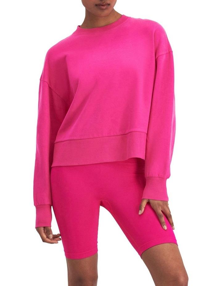 Bonds Move Pullover in Pink Hot Pink M