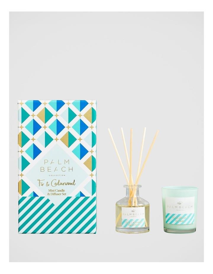 Palm Beach Collection Fir & Cedarwood Mini Candle & Diffuser Gift Pack