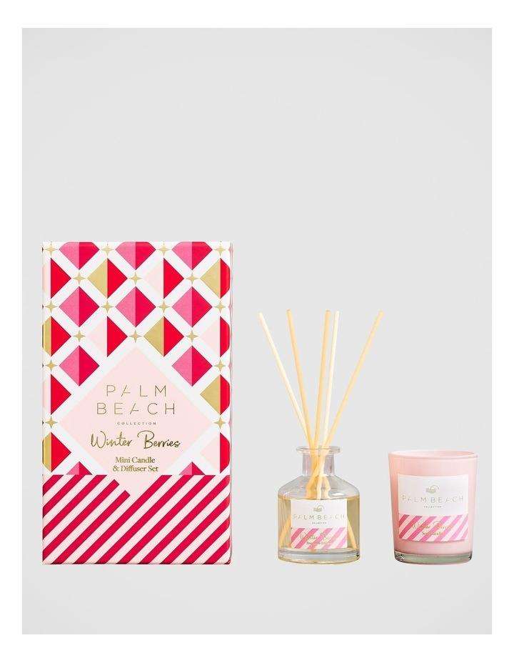 Palm Beach Collection Winter Berries Mini Candle & Diffuser Gift Pack