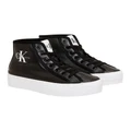Calvin Klein Platform High Top Trainers Shoes in Black/White Blk/White 37