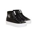Calvin Klein Platform High Top Trainers Shoes in Black/White Blk/White 38