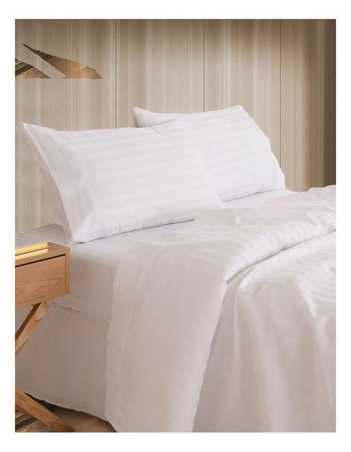 Royal Comfort Kensington 1200TC Cotton Super King Sheet Set in White Super King Size