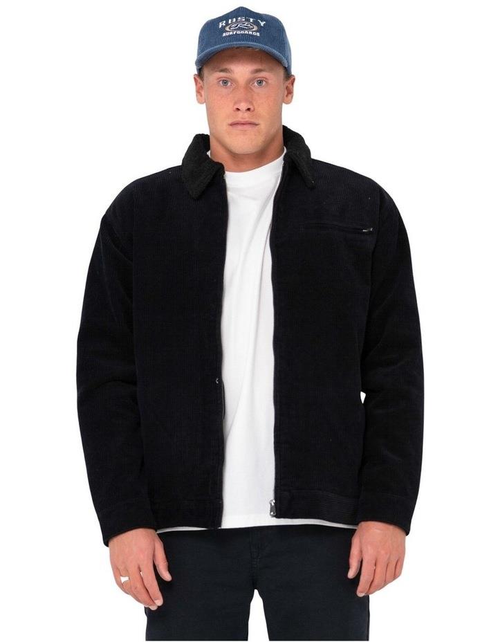Rusty Coup Cord Jacket in Black S