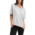 Belle & Bloom Brave Soul Oversized T-Shirt Grey Marle S/M