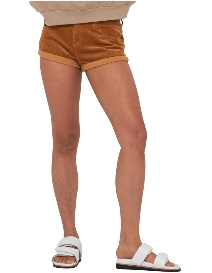 Rusty Its No Secret Cord Short in Brown 9
