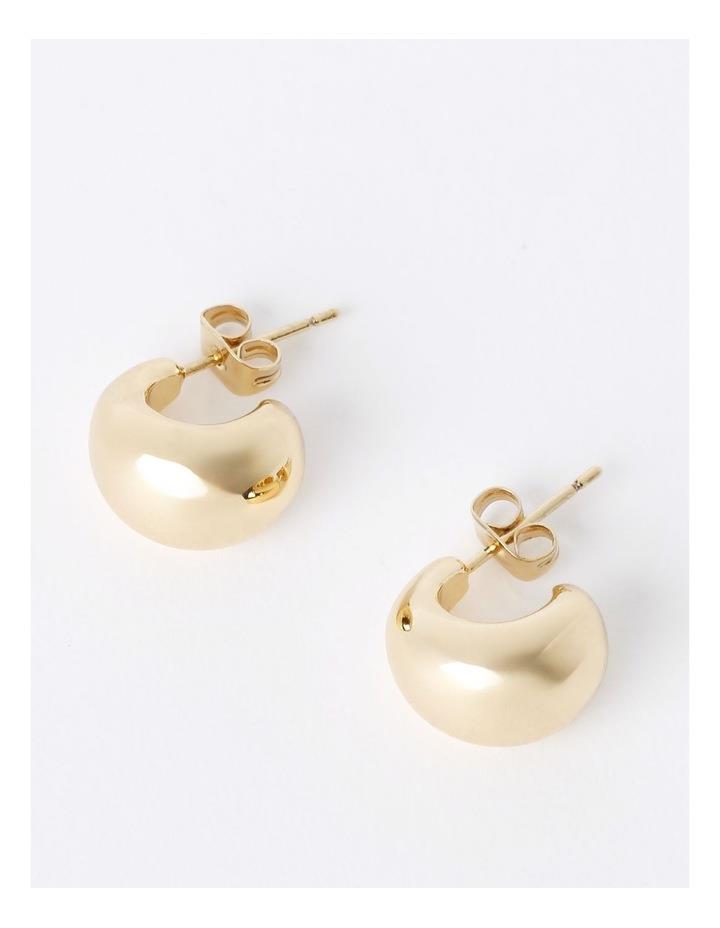 Trent Nathan Rounded Hoop Earring in Gold