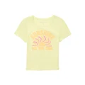 American Eagle Hey Baby Tee in Pineapple Yellow M