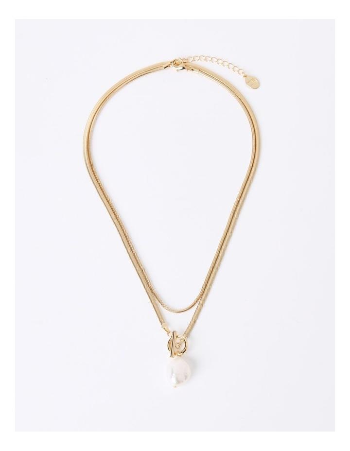 Trent Nathan Pearl Layered Necklace in Pearl