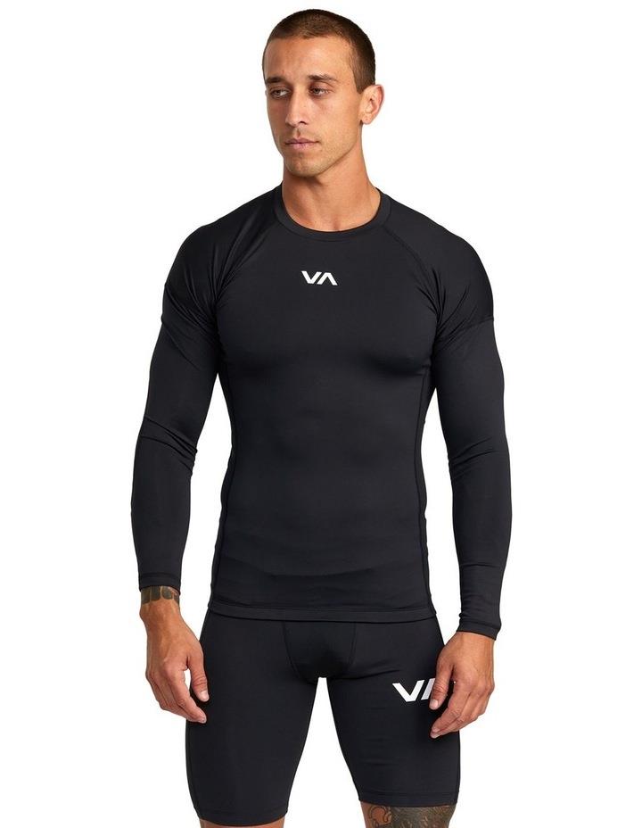 RVCA Compression Long Sleeve Top in Black S