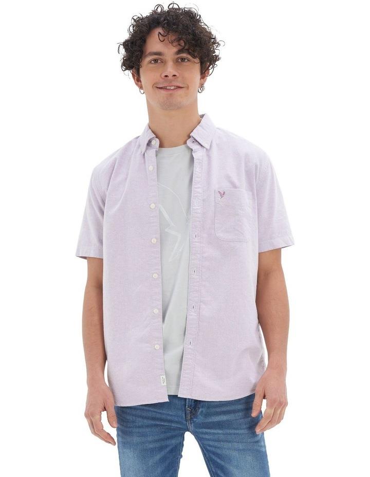 American Eagle Everyday Oxford Button Up Shirt in Purple L