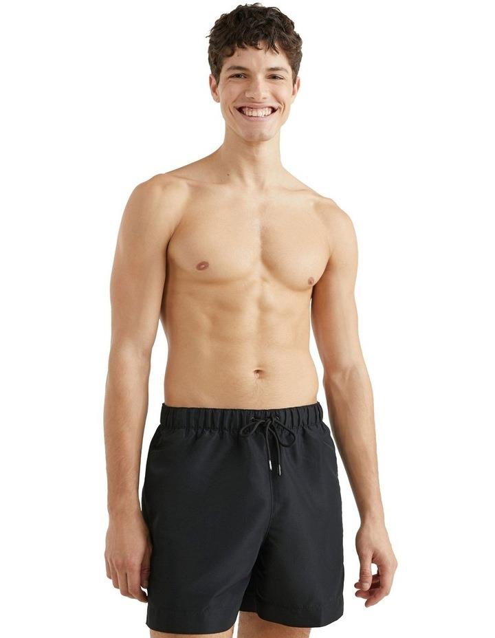 Tommy Hilfiger Logo Mid Length Swim Shorts in Black M