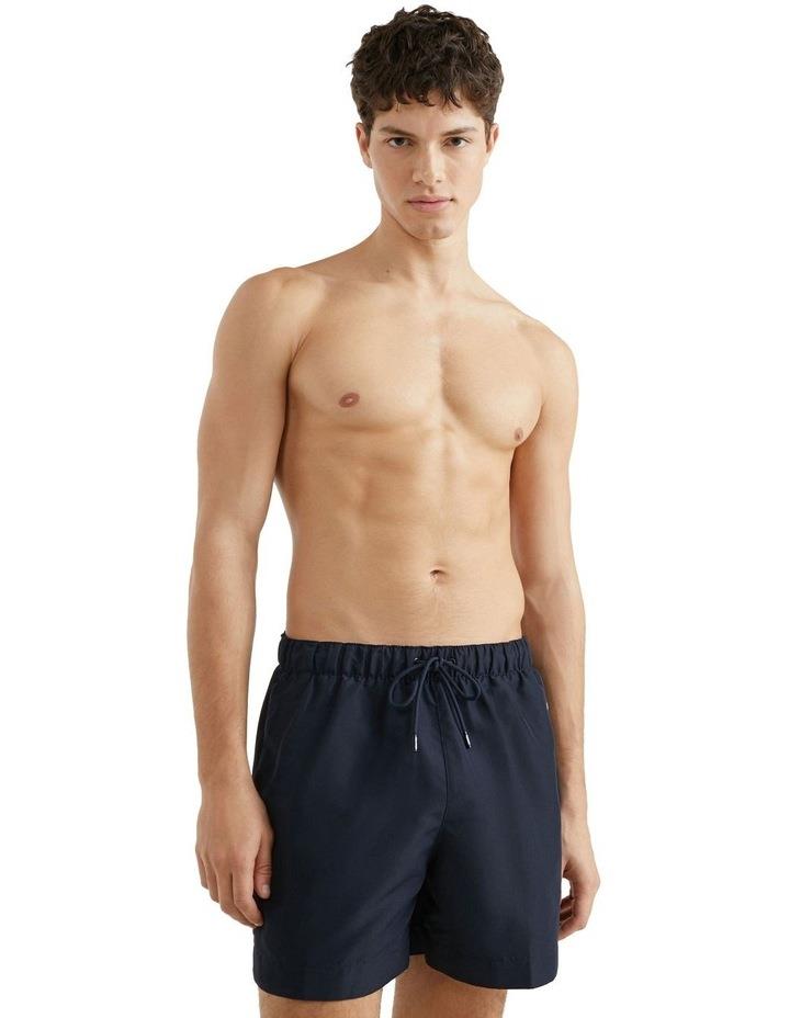 Tommy Hilfiger Logo Mid Length Swim Shorts in Blue Navy S