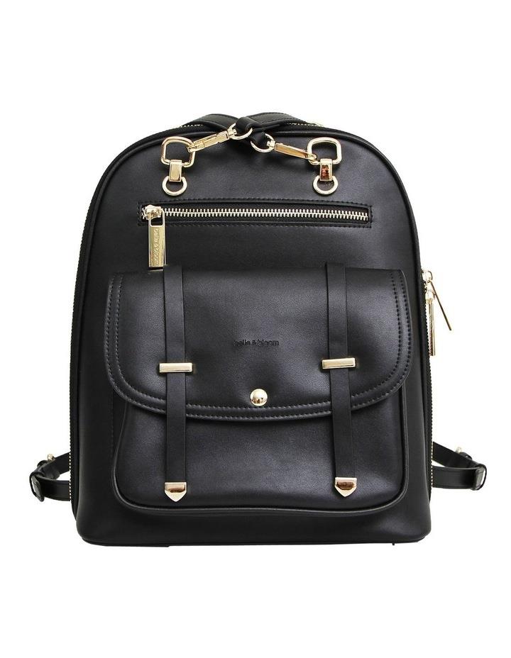 Belle & Bloom Ave Leather Backpack in Black