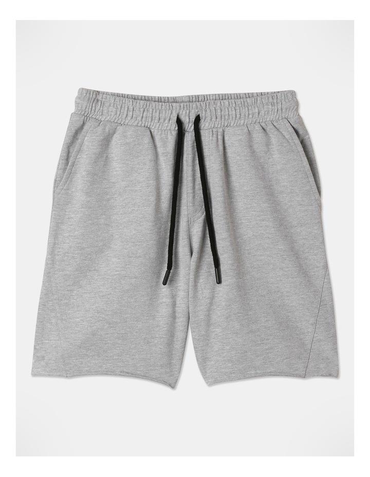 Bauhaus French Terry Pull On Shorts in Grey Marle 10