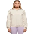Urban Classics Basic Pull Over Active Jacket in Beige XS