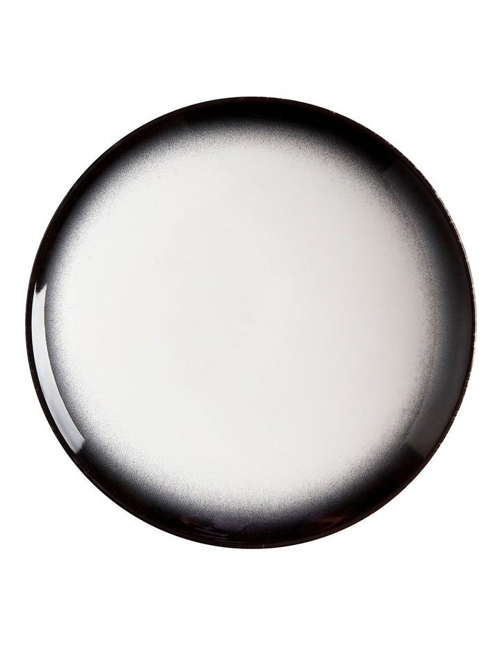 Maxwell & Williams Caviar Granite Coupe Plate 27cm in Black/White Blk/White