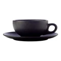 Maxwell & Williams Caviar Coupe Cup & Saucer 250ml in Black