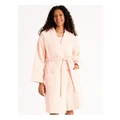Soho Waffle Robe in Pink XS