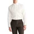 Calvin Klein Slim Long Sleeve Shirt in White 39