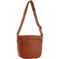 GAP Leather Cross-Body Handbag in Tan
