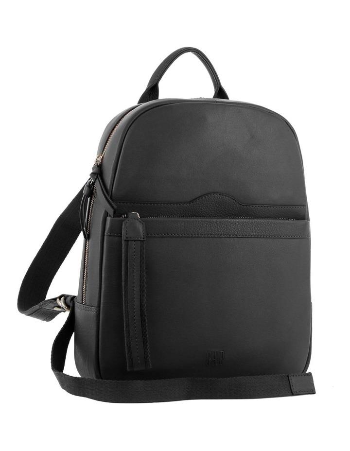 GAP Leather Travel/Computer Backpack in Black