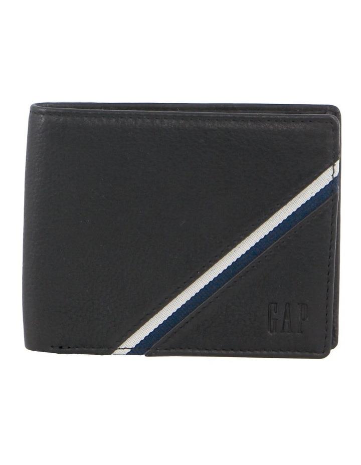 GAP Leather Slimline Bi-Fold Wallet in Black
