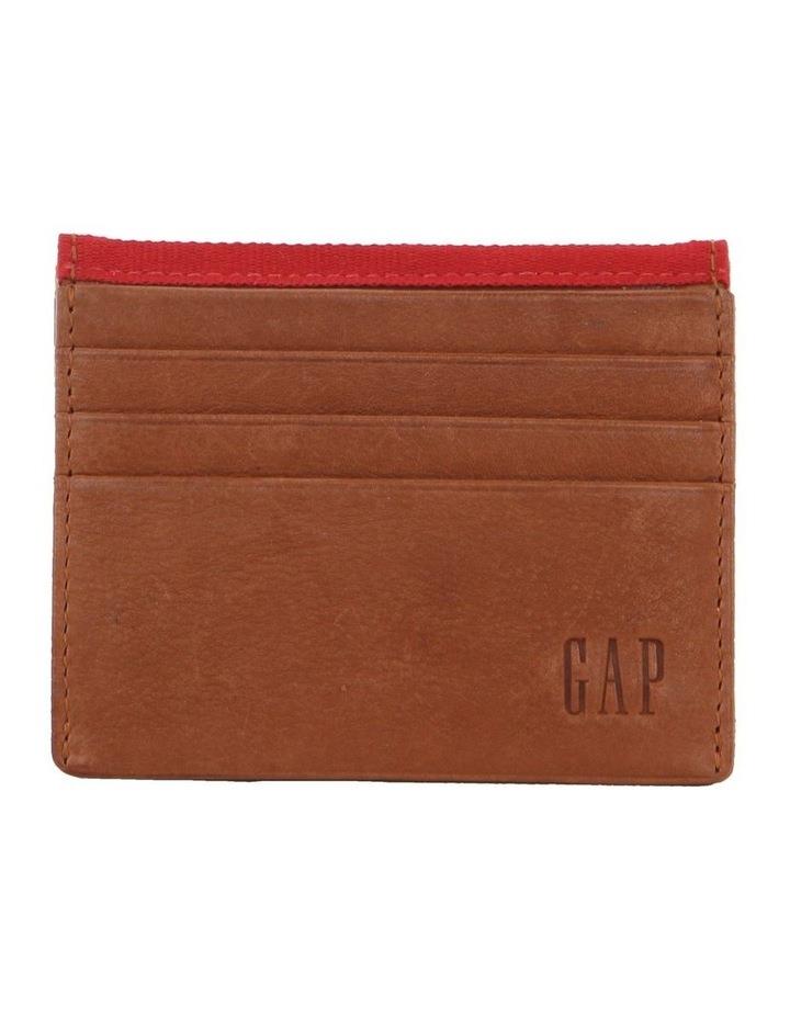 GAP Leather Card Holder in Tan Brown