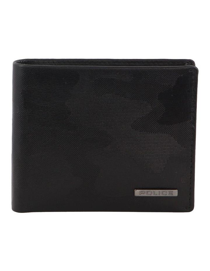 Police Leather Slimline Bi-Fold Wallet in Black