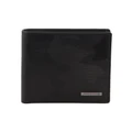 Police Leather Slimline Bi-Fold Wallet in Black