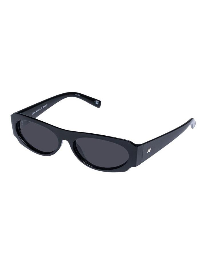 Le Specs Long Nights Sunglasses in Black