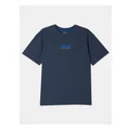 Bauhaus Essentials Print T-Shirt in Indigo 12
