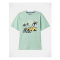 Bauhaus Essentials Print T-Shirt in Mint 10