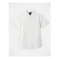 Bauhaus Linen Blend Shirt in White 8