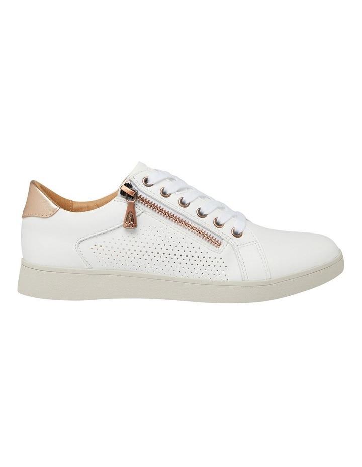 Hush Puppies Mimosa Perf Sneaker in White/Copper White 8.5